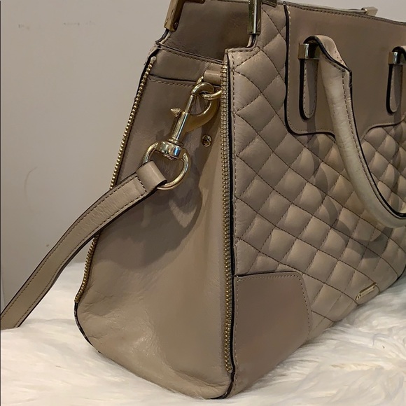 GUC Rebecca Minkoff Quilted Amorous Satchel Khaki - Picture 3 of 8